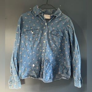 Vintage Liz Claiborne Denim Button Down
